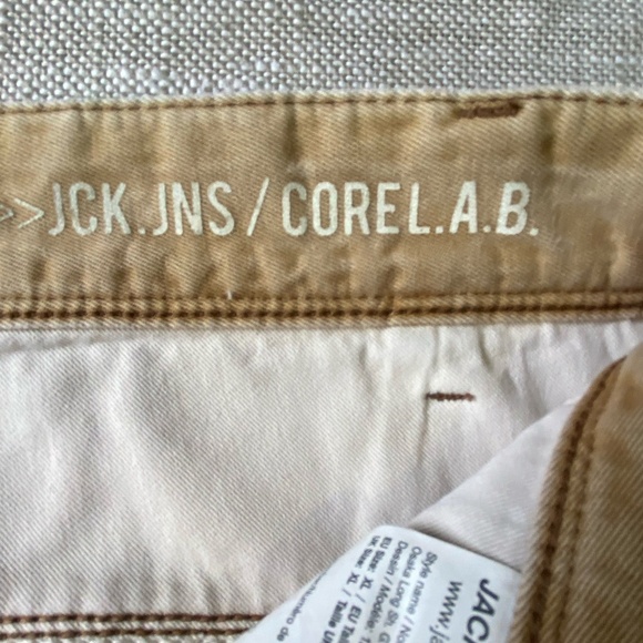 Jack & Jones Mens Osaka Long Brown Denim Durable Core-Workwear Shorts- Sz- 36 - Picture 9 of 16